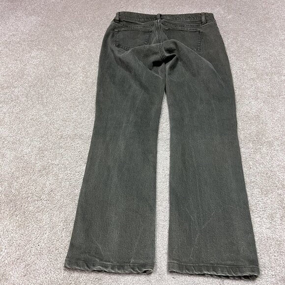 Lauren Jean Co Ralph Lauren Jeans Women’s Green Modern Straight 6 Petite Pockets - Picture 10 of 11